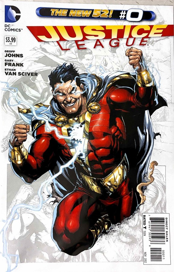Justice League #0 (2012) DC First Printing cover