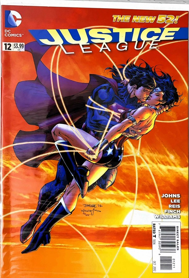 Justice League #12 (2012) DC First Printing cover