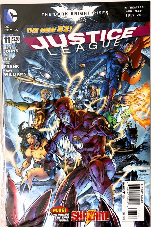 Justice League #11 (2012) DC First Printing cover