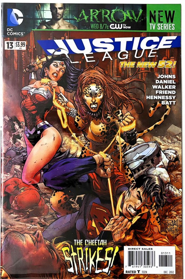 Justice League #13 (2012) DC First Printing cover