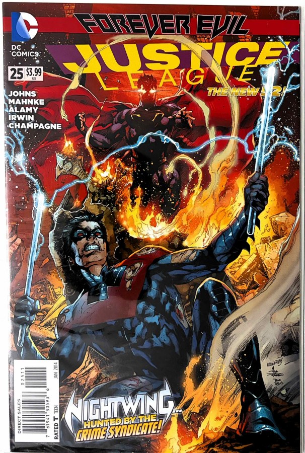 Justice League #25 (2014) DC First Printing cover