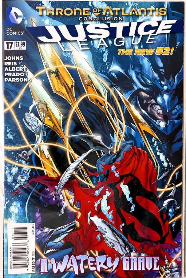 Justice League #17 (2013) DC First Printing cover