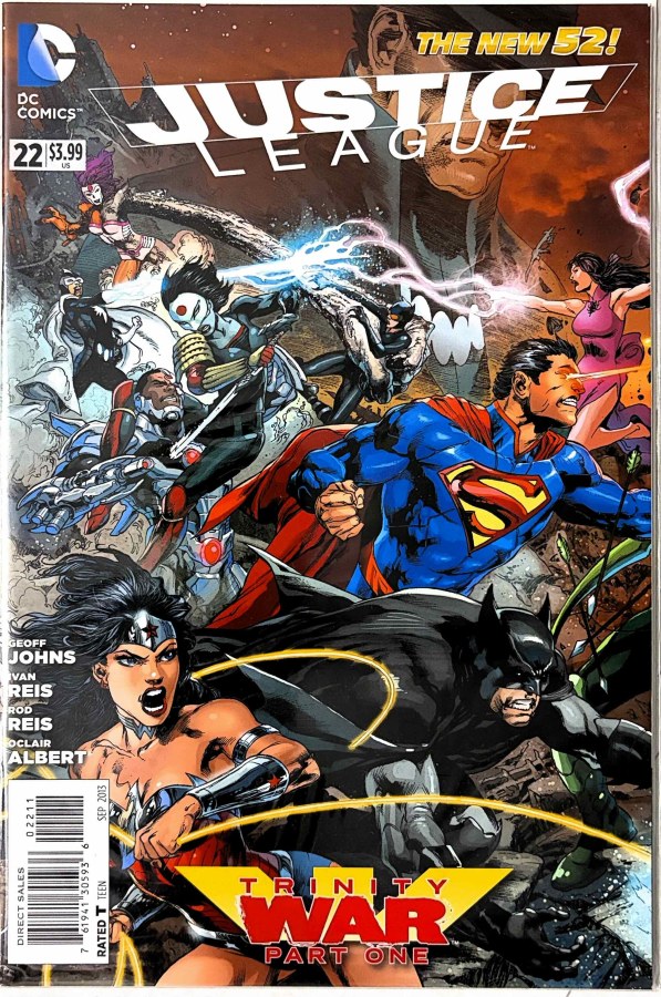 Justice League #22 (2013) DC First Printing cover