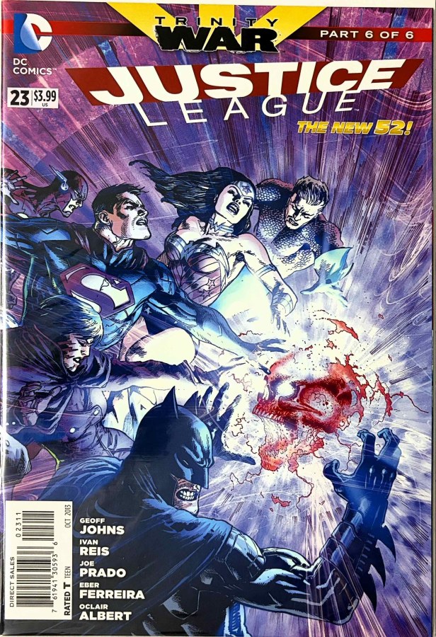 Justice League #23 (2013) DC First Printing cover