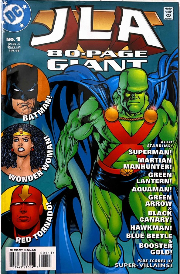 JLA 80-Page Giant #1 (1998) DC First Printing cover
