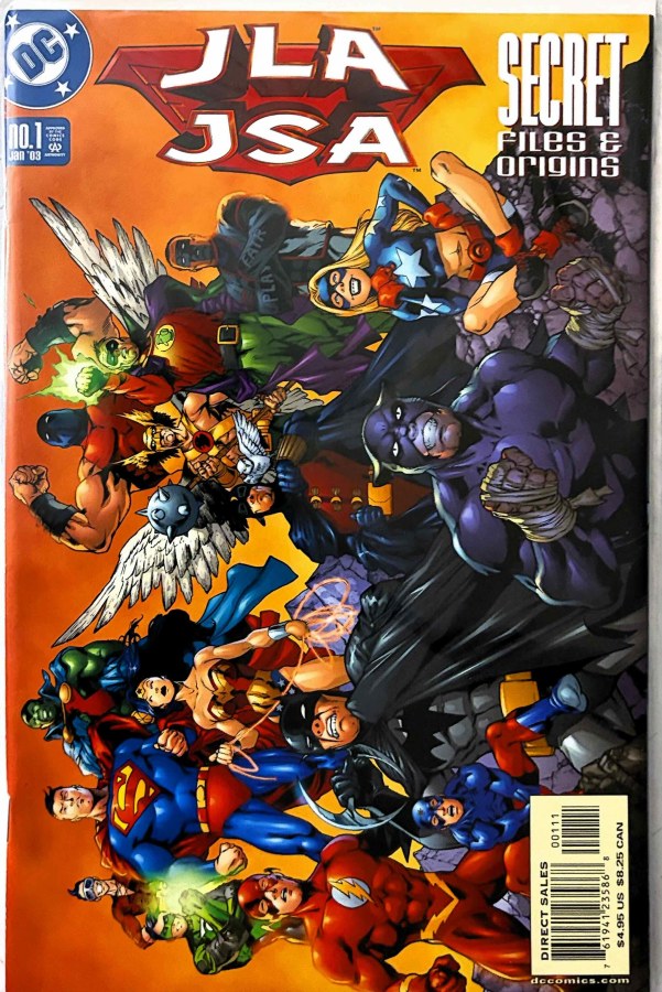 JLA / JSA Secret Files & Origins #1 (2003) DC First Printing cover