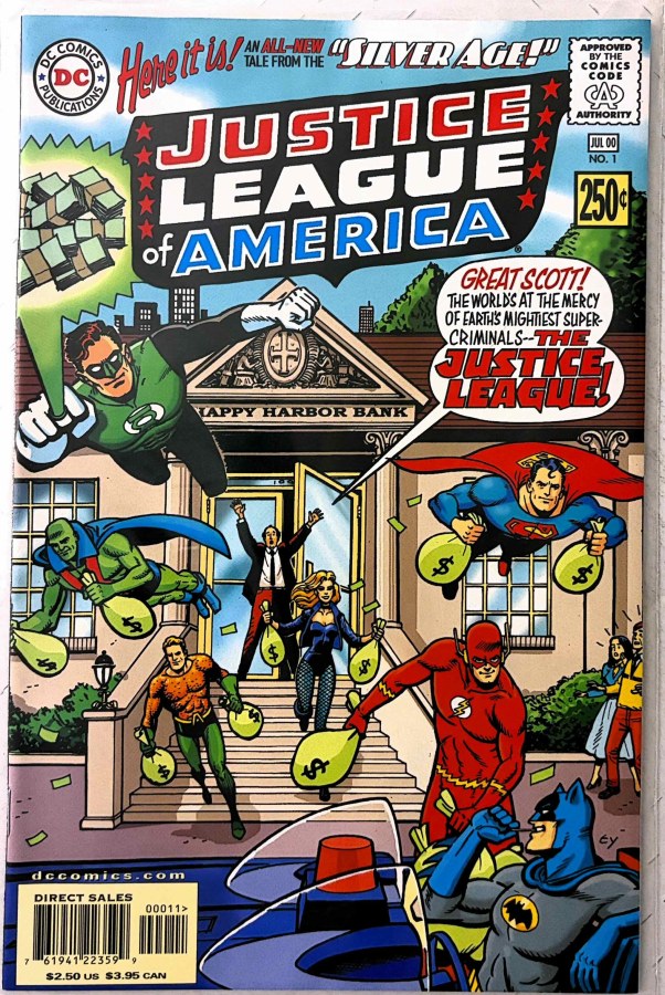 Silver Age: Justice League of America #1 (2000) DC cover