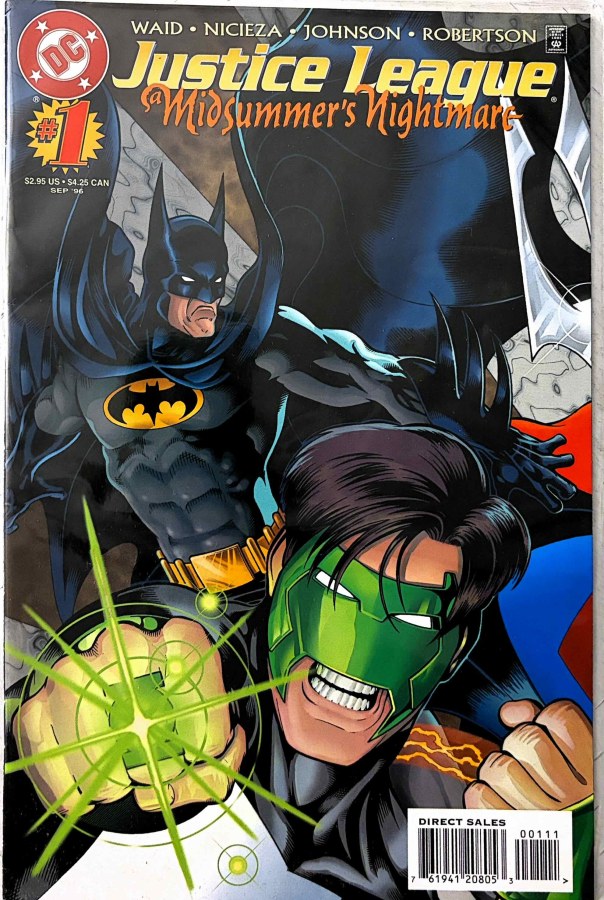 Justice League: A Midsummer's Nightmare #1 (1996) DC First Printing cover
