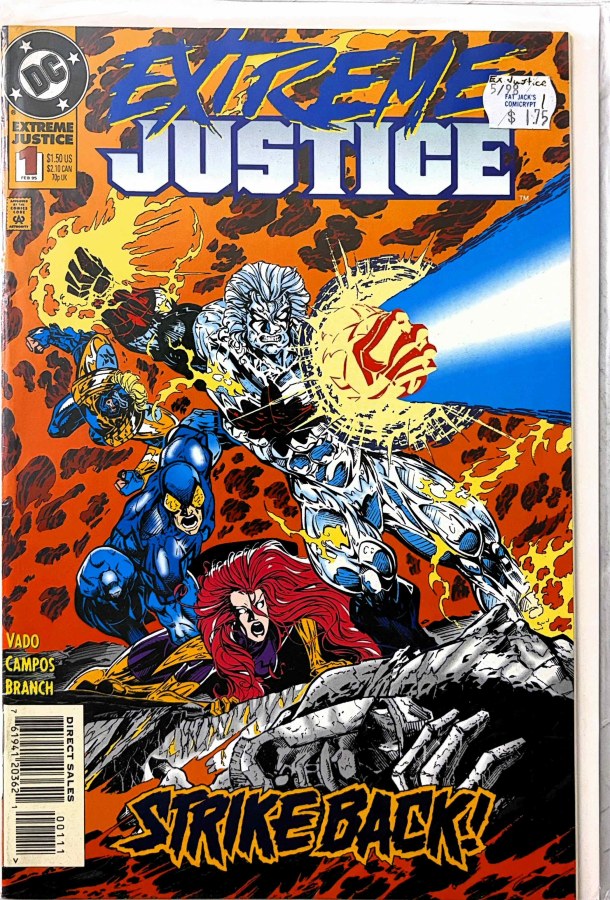 Extreme Justice #1 (1995) DC First Printing cover