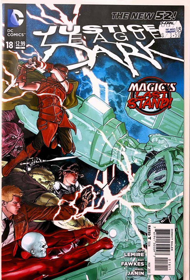 Justice League Dark #18 (2013) DC First Printing cover
