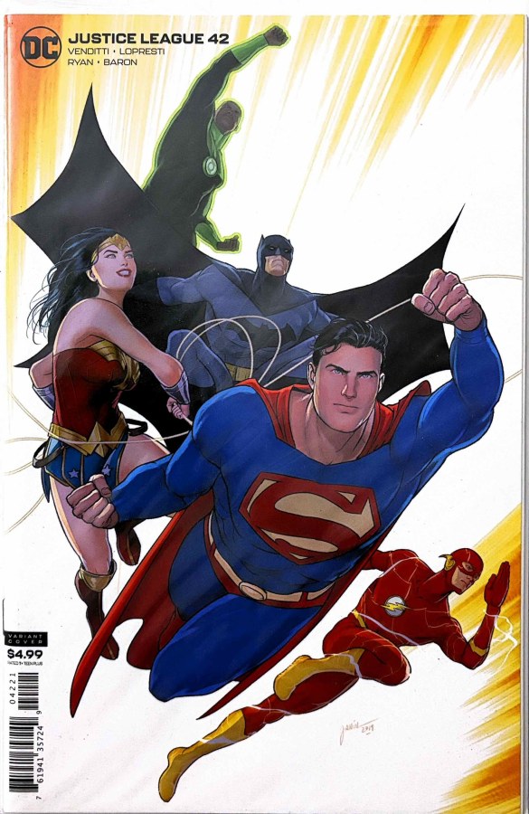 Justice League #42 (2020) DC First Printing cover