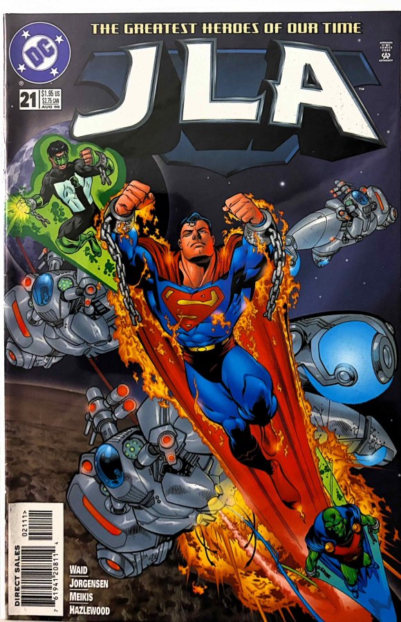 JLA #21 (1998) DC First Printing cover
