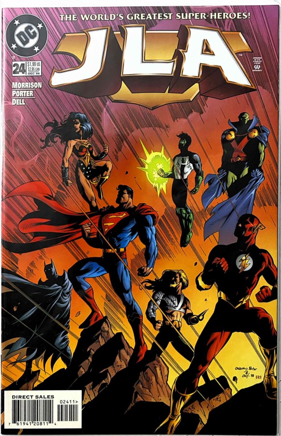 JLA #24 (1998) DC First Printing cover