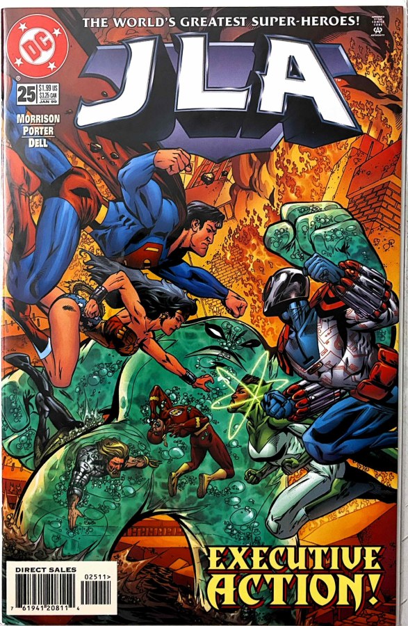 JLA #25 (1999) DC First Printing cover