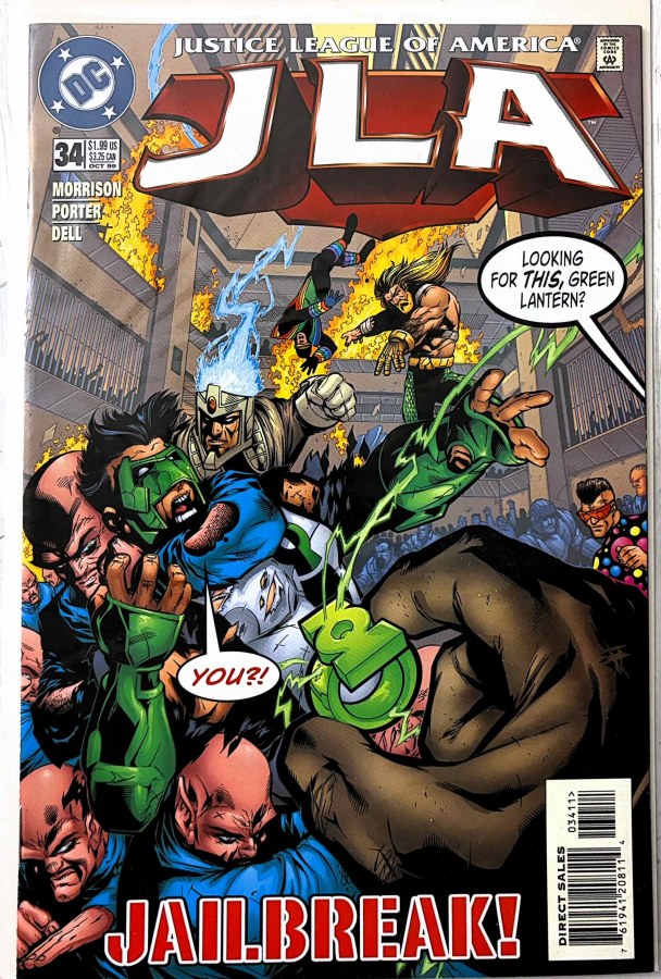JLA #34 (1999) DC First Printing cover