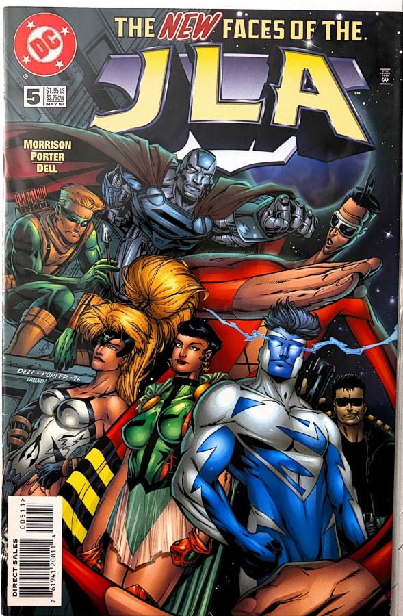 JLA #5 (1997) DC First Printing cover