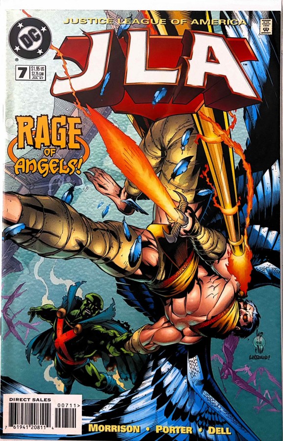 JLA #7 (1997) DC First Printing cover