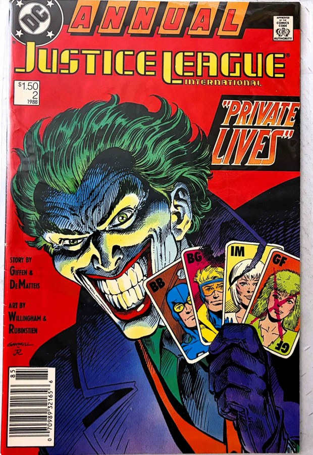 Justice League International Annual #2 (1988) DC cover
