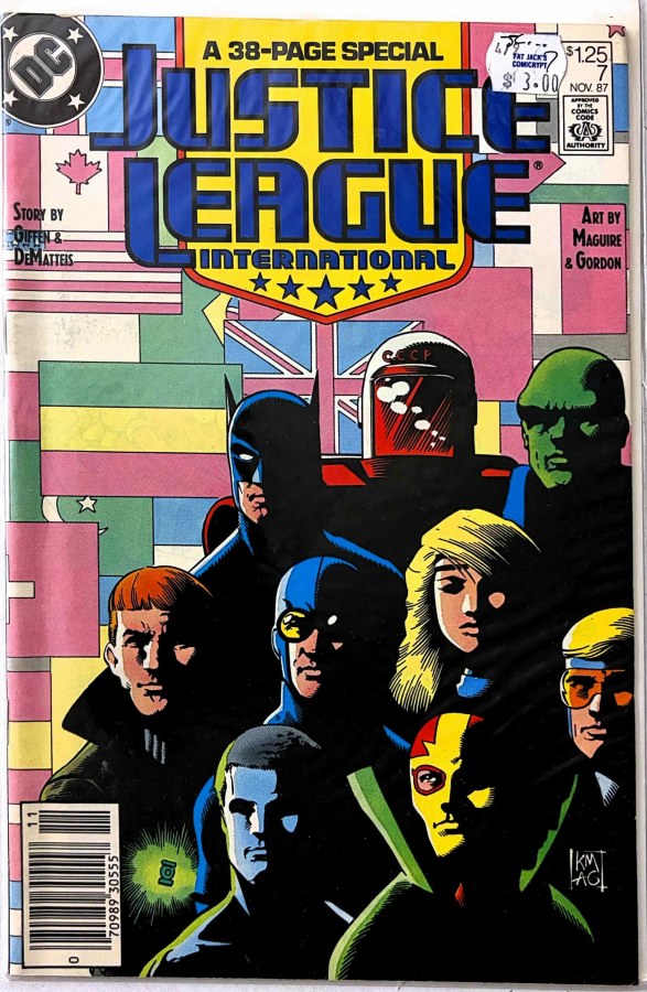 Justice League International #7 (1987) DC cover