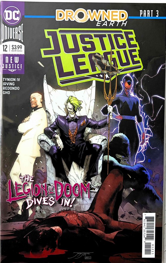 Justice League #12 (2018) DC First Printing cover