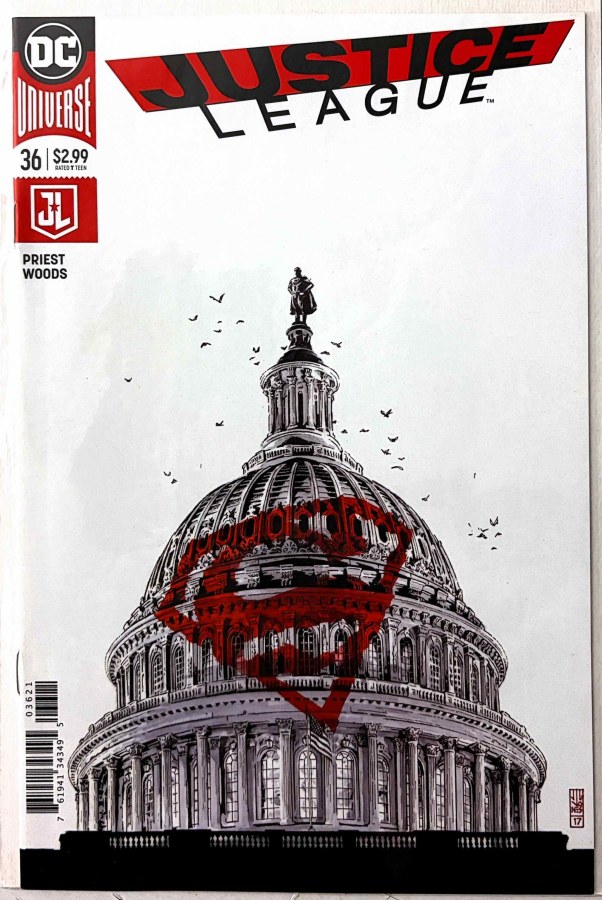 Justice League #36 (2018) DC First Printing cover