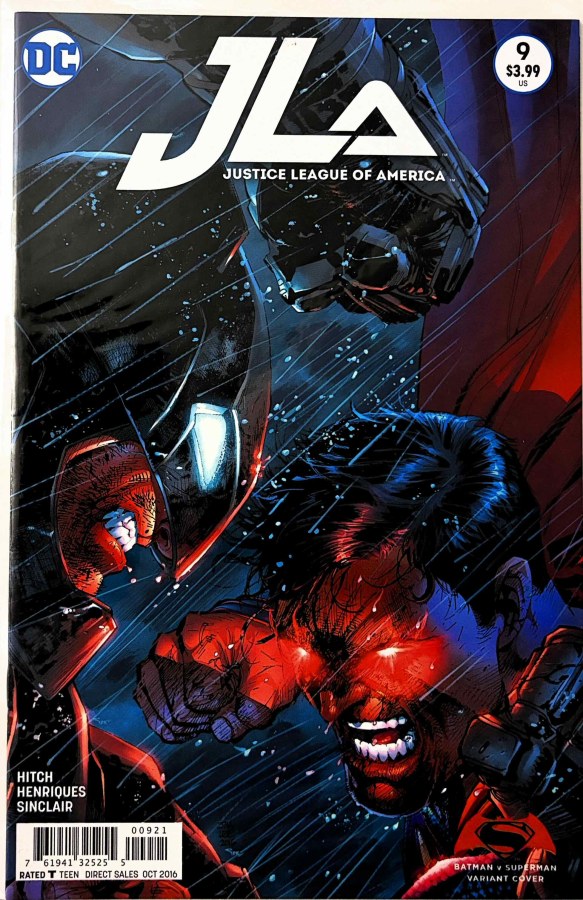 Justice League of America #9 (2016) DC First Printing cover