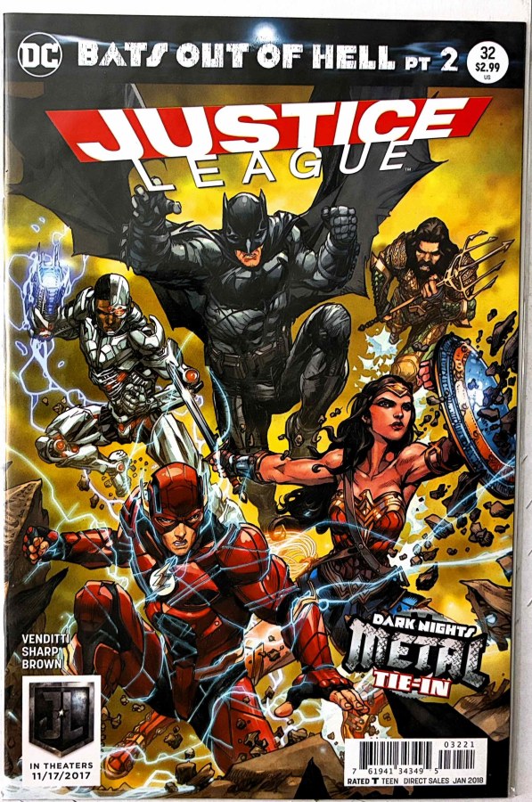 Justice League #32 (2018) DC First Printing cover
