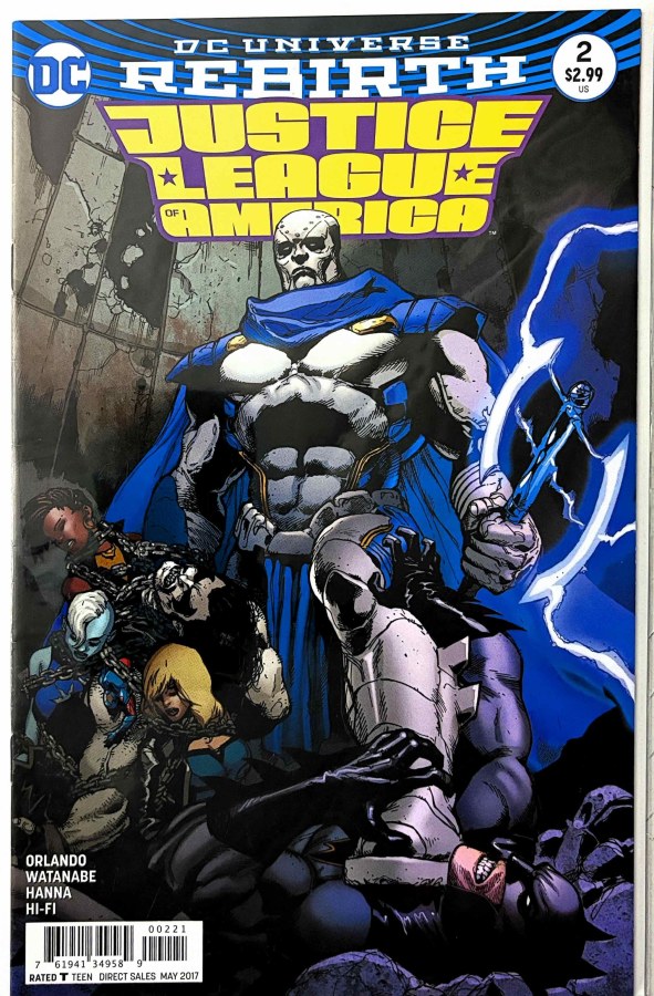 Justice League of America #2 (2017) DC First Printing cover