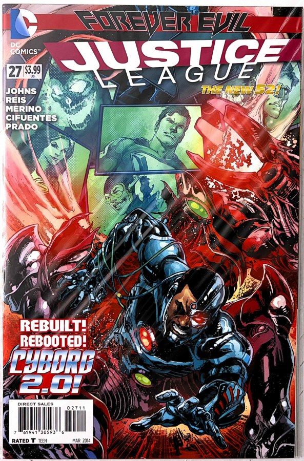 Justice League #27 (2014) DC First Printing cover