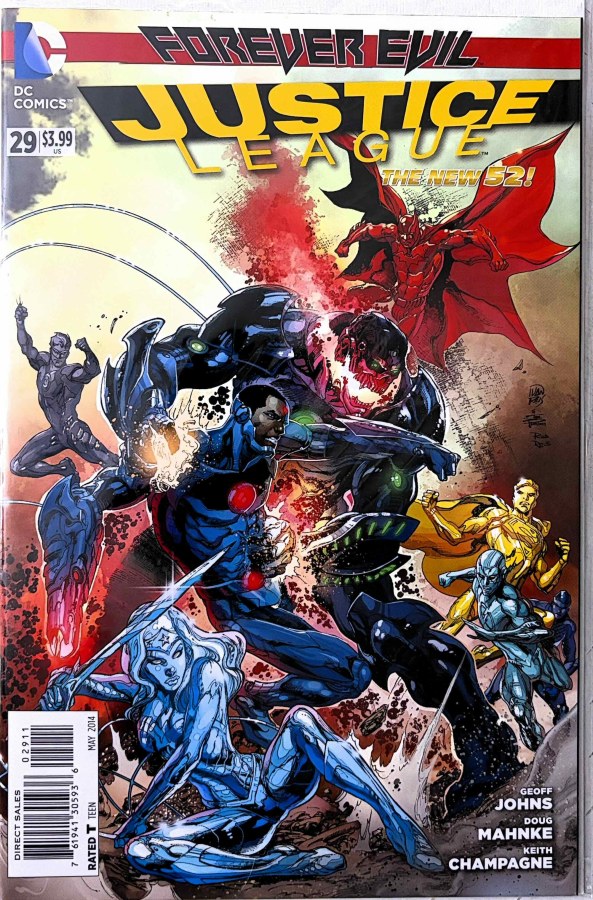 Justice League #29 (2014) DC First Printing cover