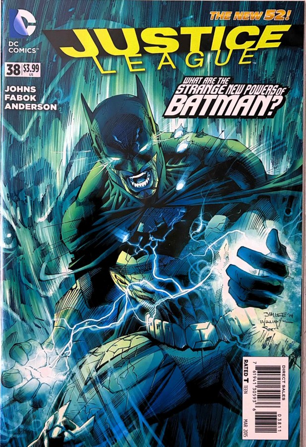 Justice League #38 (2015) DC First Printing cover