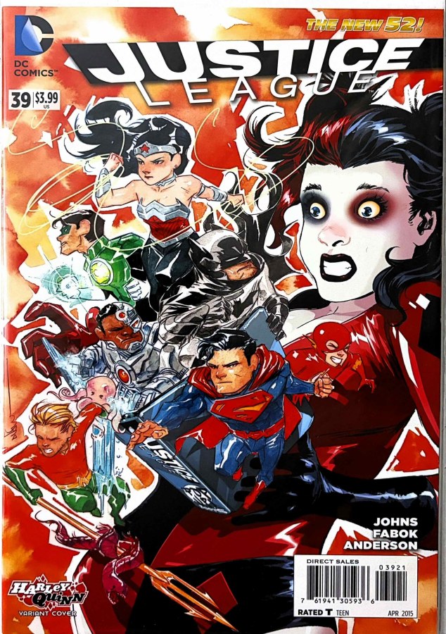 Justice League (Volume 2) #39 (2015) DC First Printing cover
