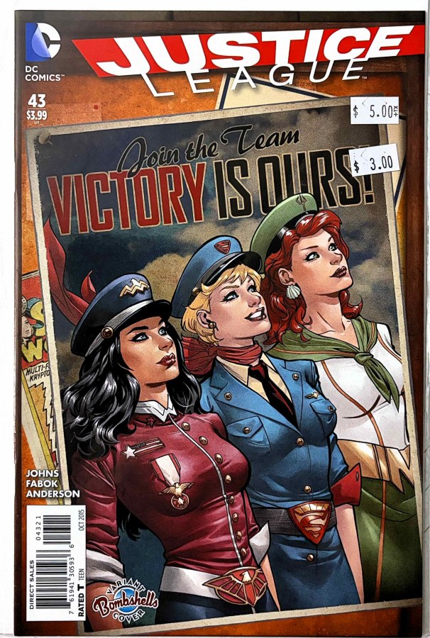 Justice League #43 (2015) DC First Printing cover