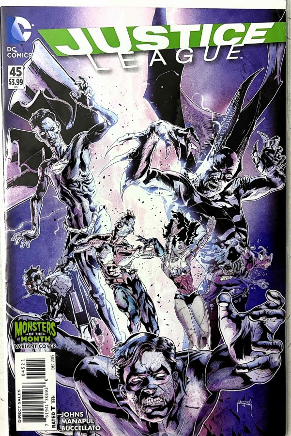 Justice League #45 (2015) DC First Printing cover