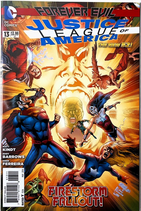 Justice League of America #13 (2014) DC First Printing cover
