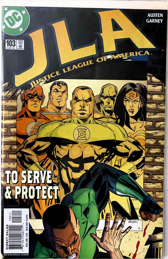 JLA #103 (2004) DC First Printing cover