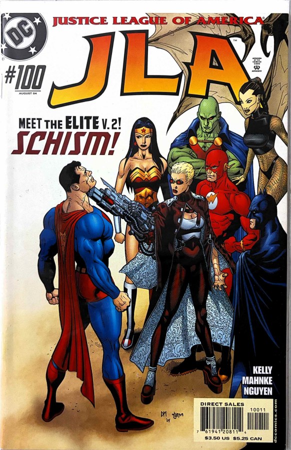 JLA #100 (2004) DC First Printing cover