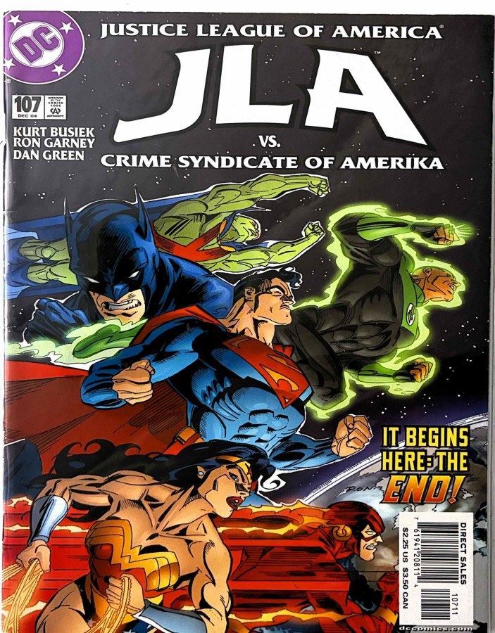 JLA #107 (2004) DC First Printing cover