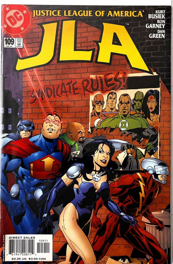 JLA #109 (2005) DC First Printing cover