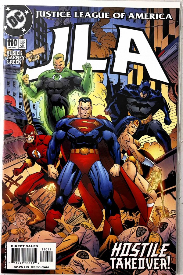 JLA #110 (2005) DC First Printing cover
