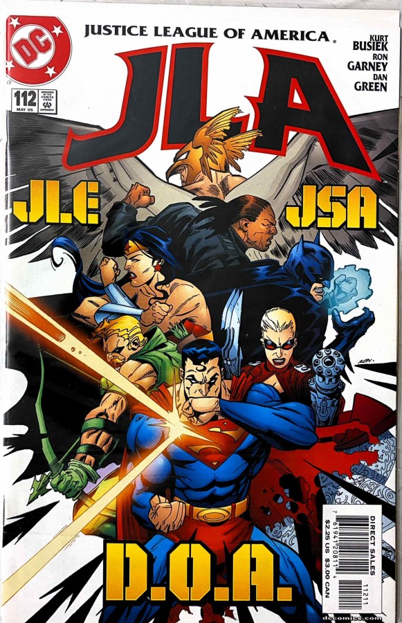 JLA #112 (2005) DC First Printing cover