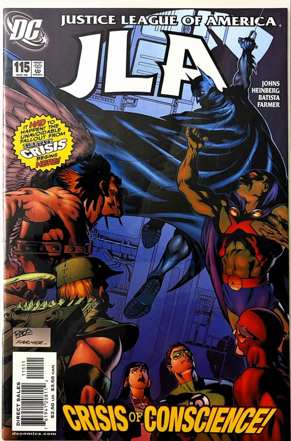 JLA #115 (2005) DC First Printing cover