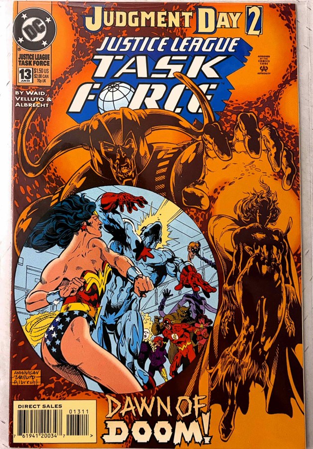 Justice League Task Force #13 (1994) DC First Printing cover