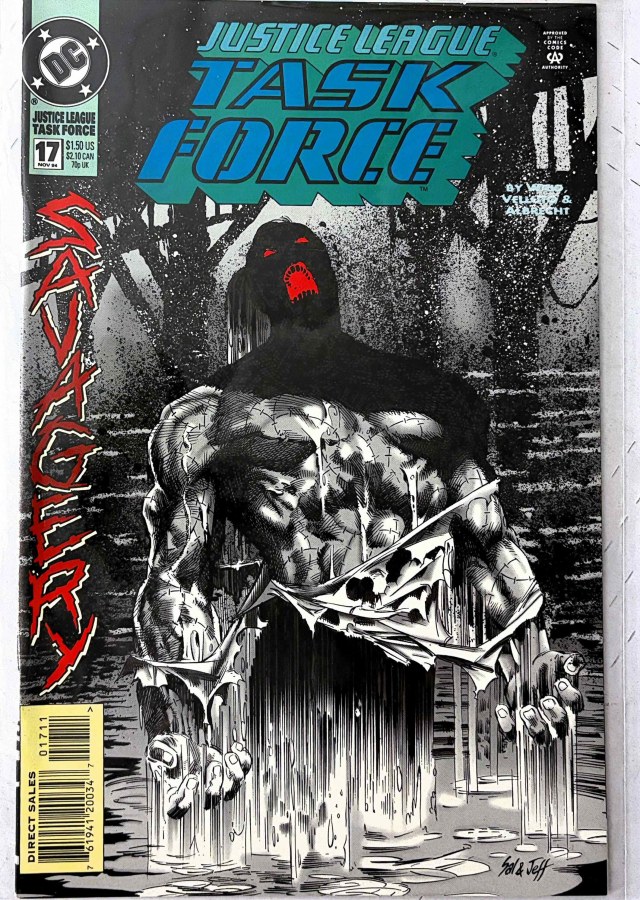 Justice League Task Force #17 (1994) DC First Printing cover