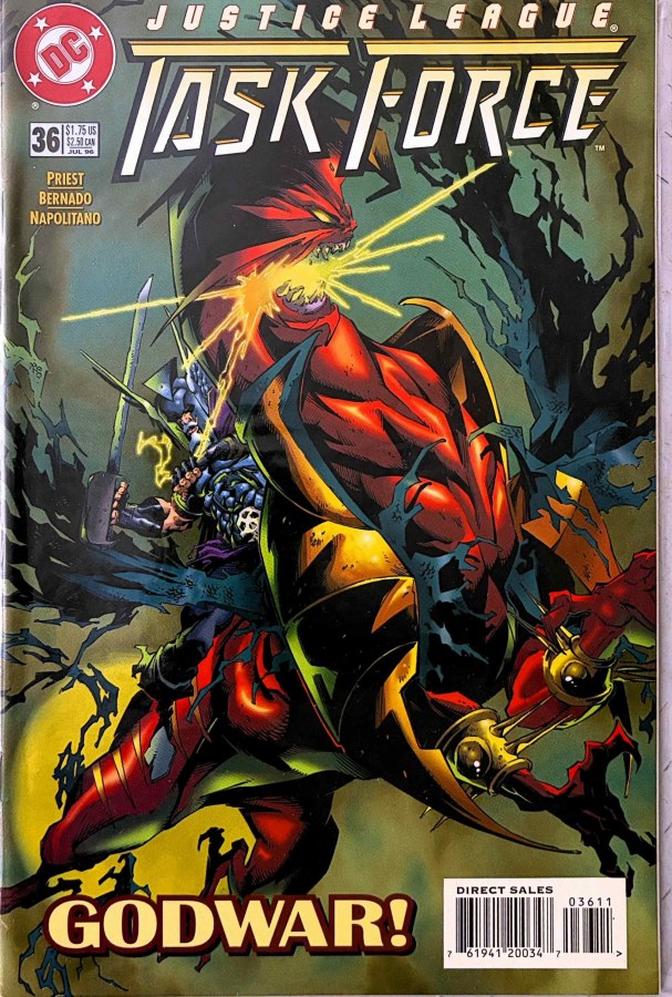 Justice League Task Force #36 (1996) DC cover