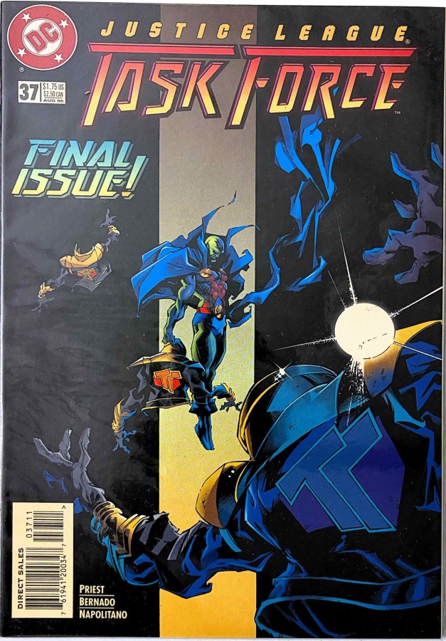 Justice League Task Force #37 (1996) DC First Printing cover