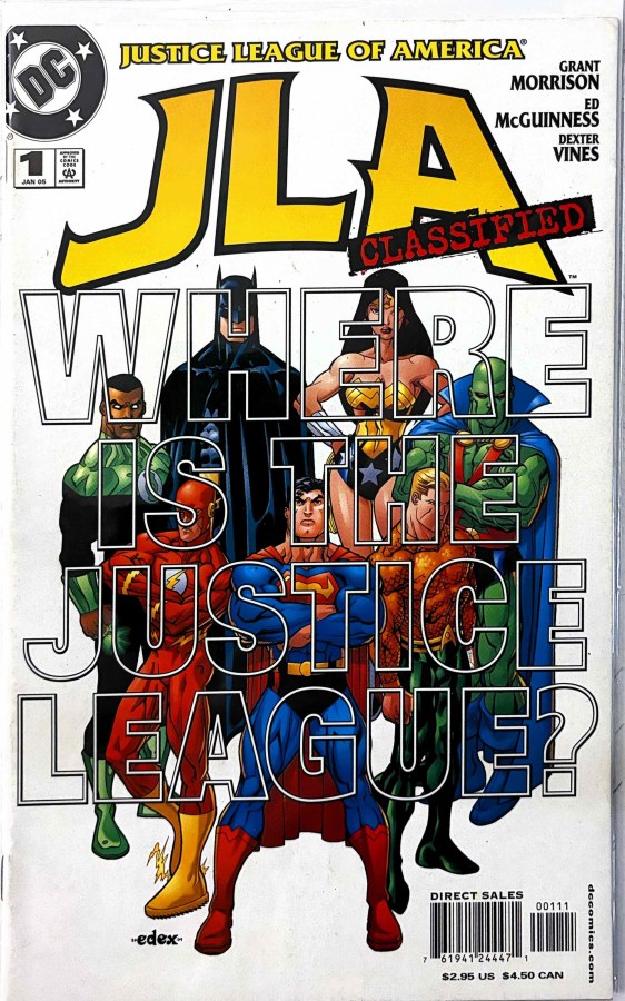 JLA: Classified #1 (2005) DC First Printing cover