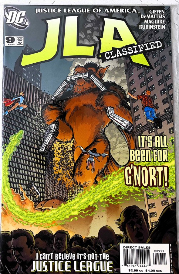 JLA: Classified #9 (2005) DC First Printing cover