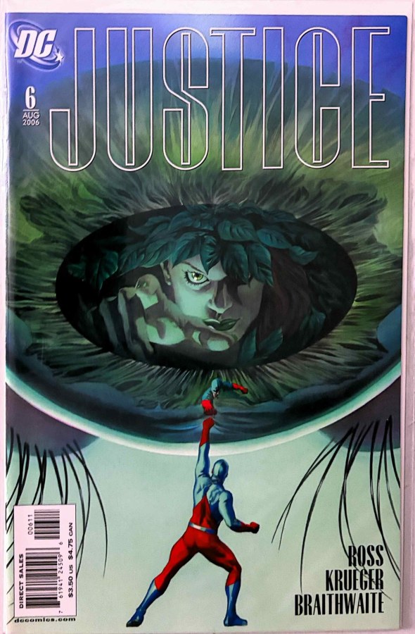Justice #6 (2006) DC First Printing cover