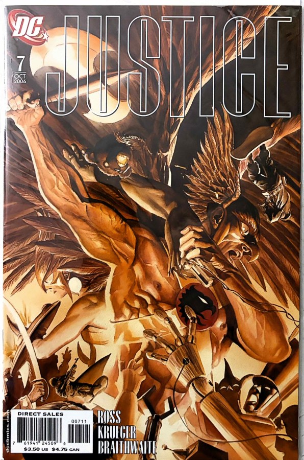 Justice #7 (2006) DC First Printing cover